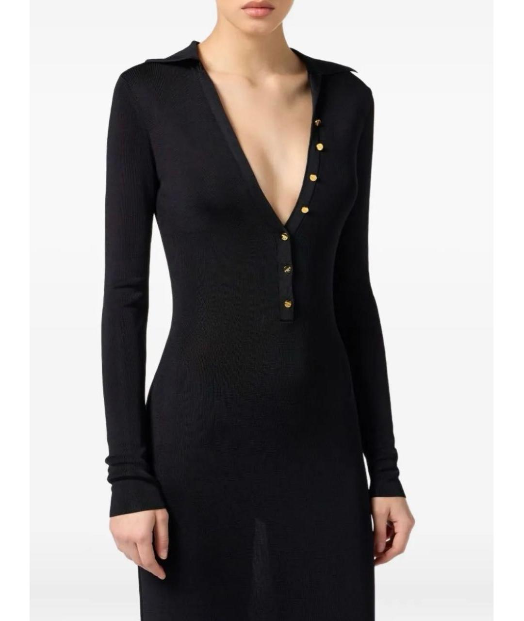 ELISABETTA FRANCHI Черное платье, фото 4