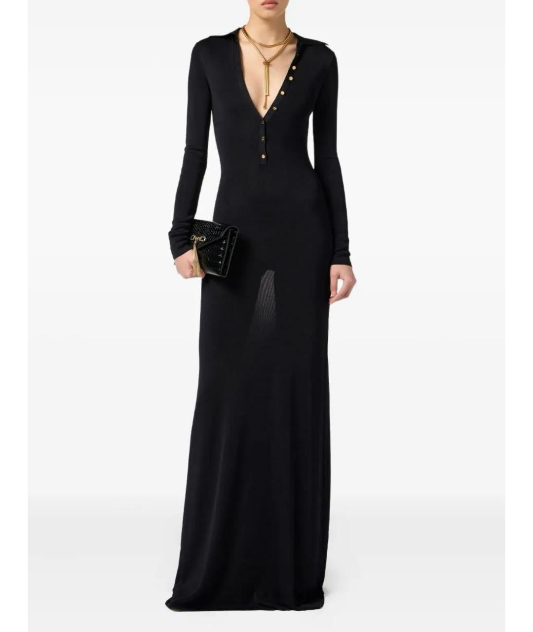 ELISABETTA FRANCHI Черное платье, фото 2