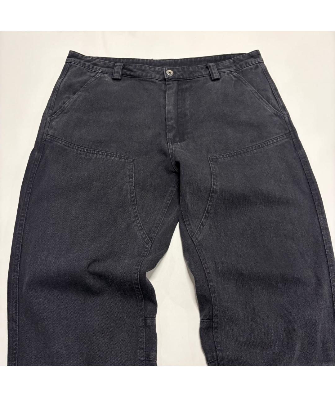 YEEZY Черные хлопковые повседневные брюки, фото 3