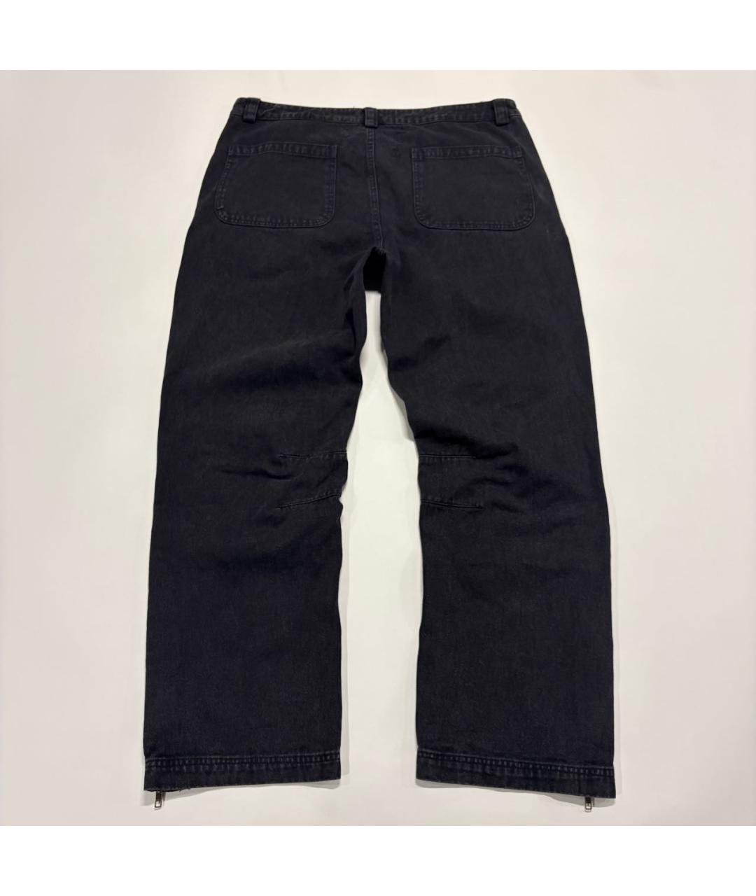 YEEZY Черные хлопковые повседневные брюки, фото 4