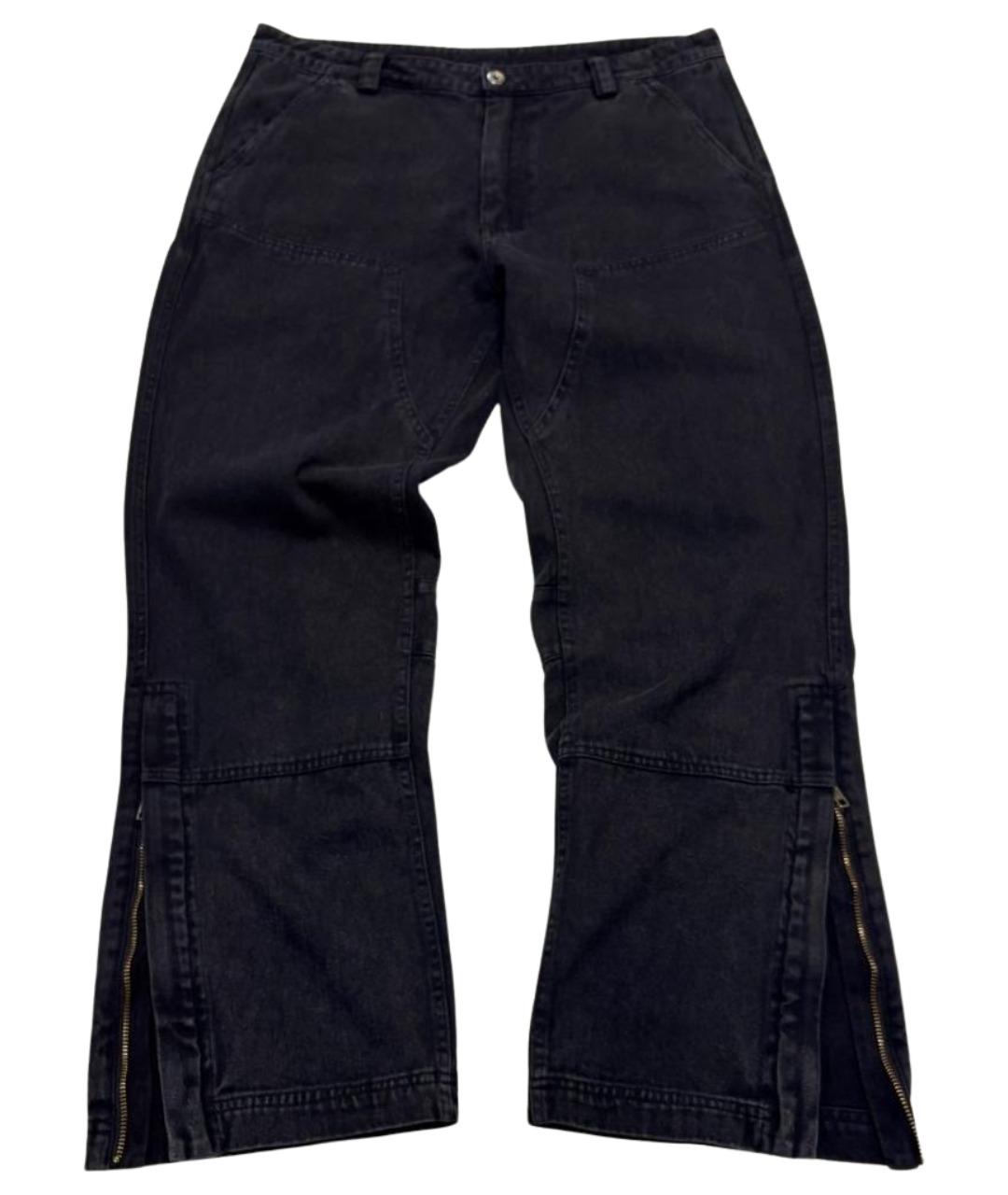 YEEZY Черные хлопковые повседневные брюки, фото 1