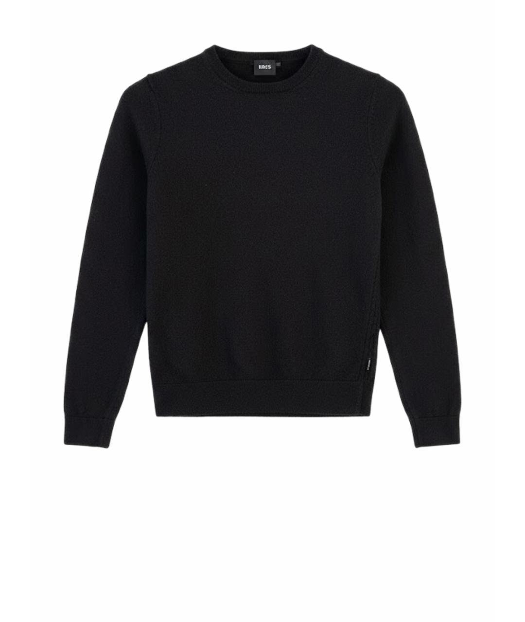 HUGO BOSS Черный шерстяной джемпер / свитер, фото 1