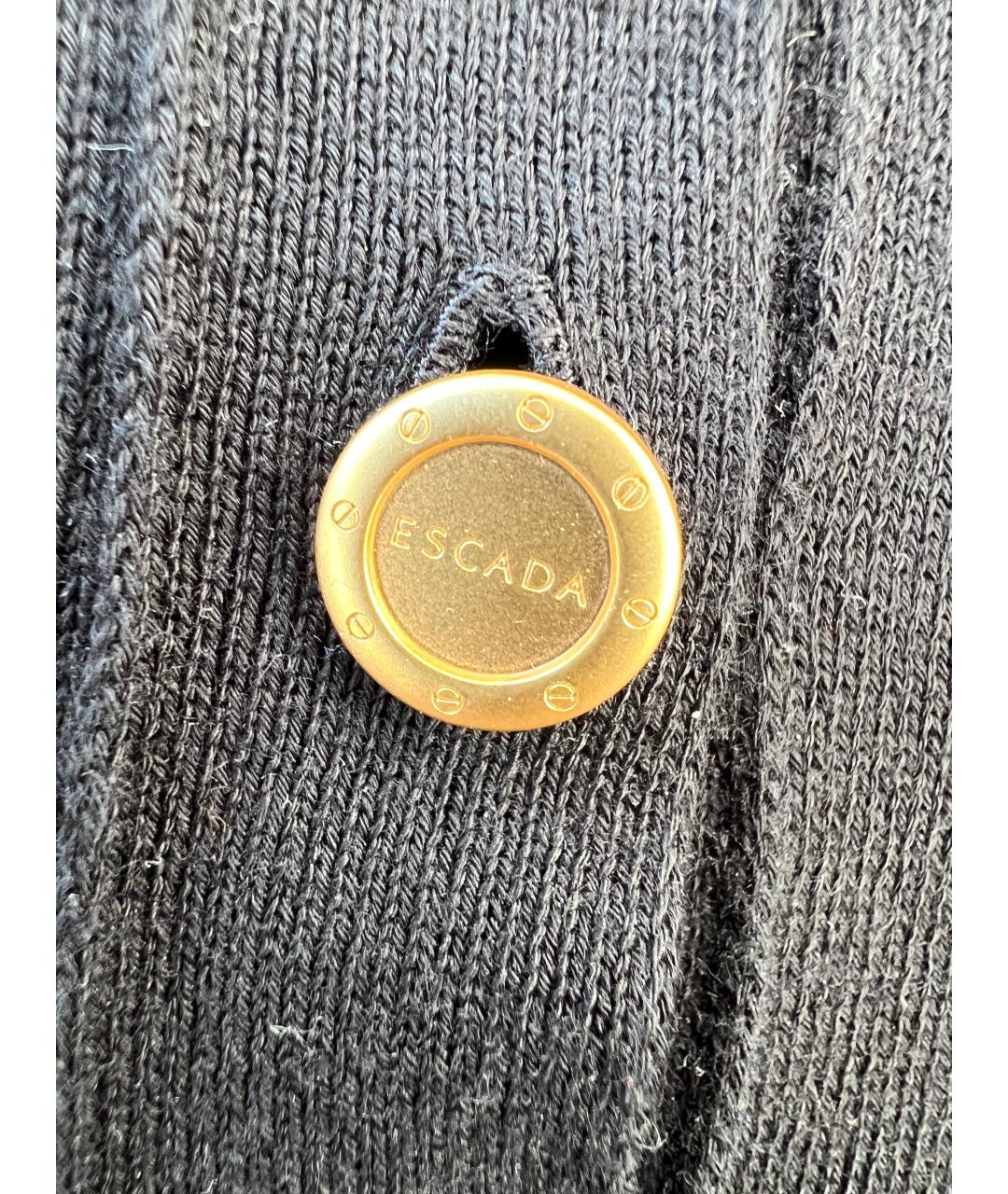 ESCADA Черный шерстяной джемпер / свитер, фото 2