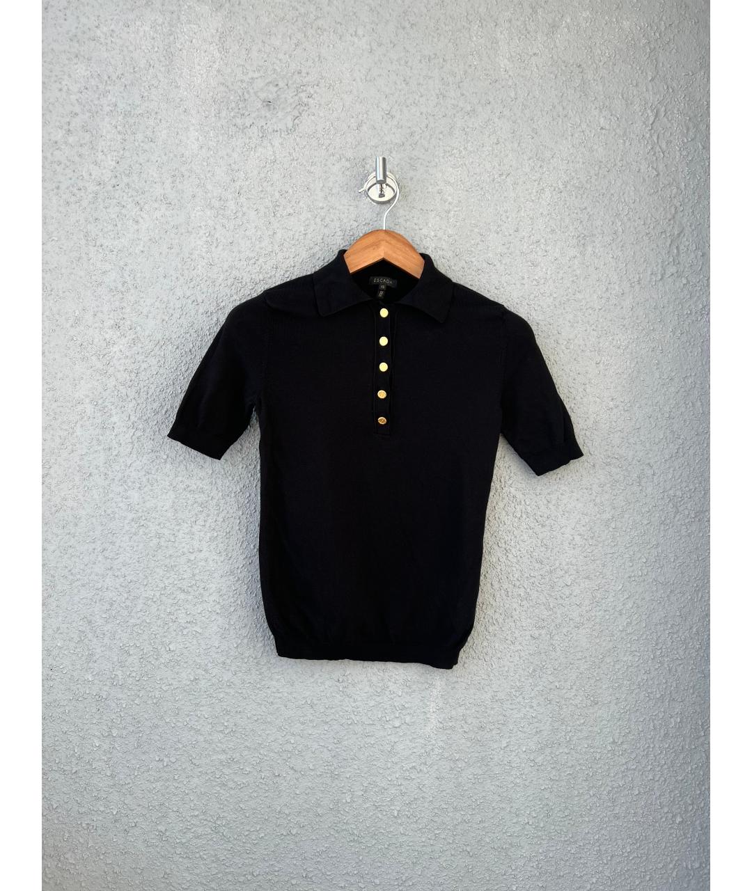 ESCADA Черный шерстяной джемпер / свитер, фото 5