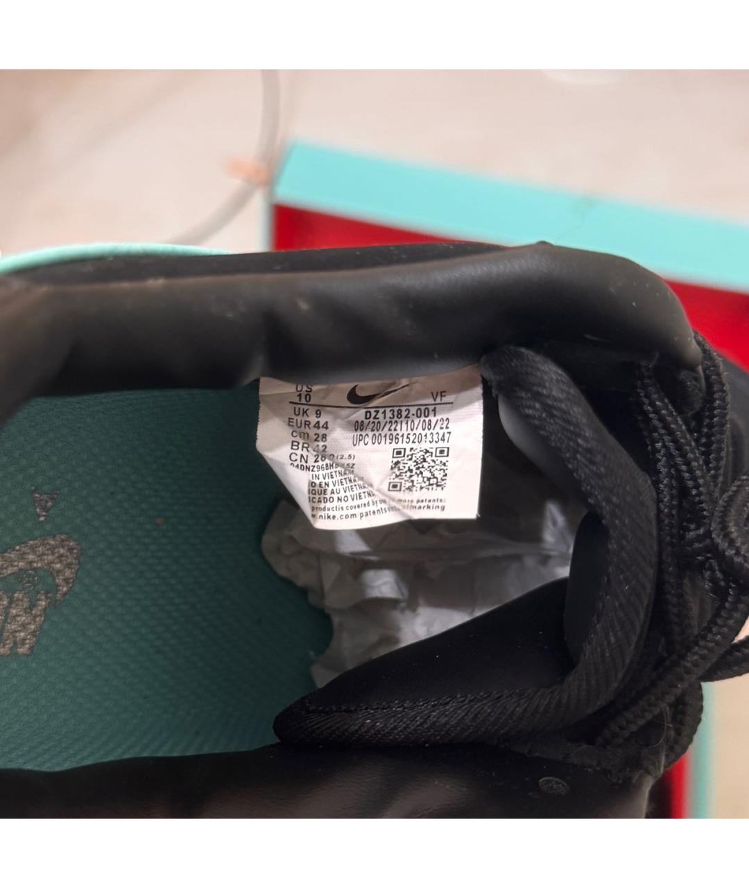 NIKE Черные замшевые низкие кроссовки / кеды, фото 5