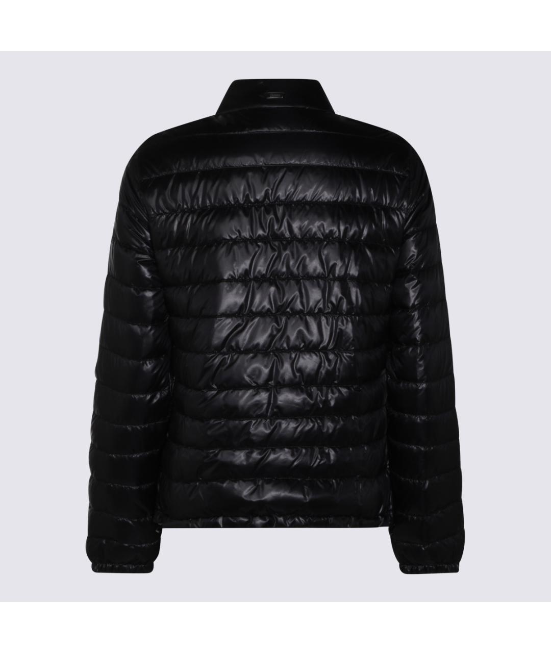 HERNO Черная полиамидовая куртка, фото 2