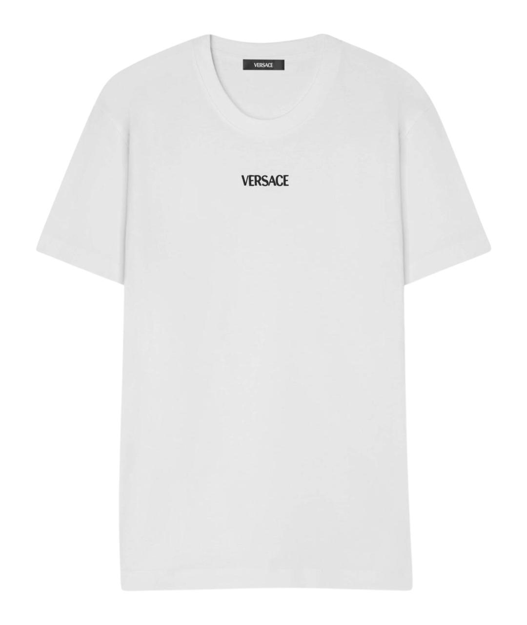 VERSACE Белая вискозная футболка, фото 1