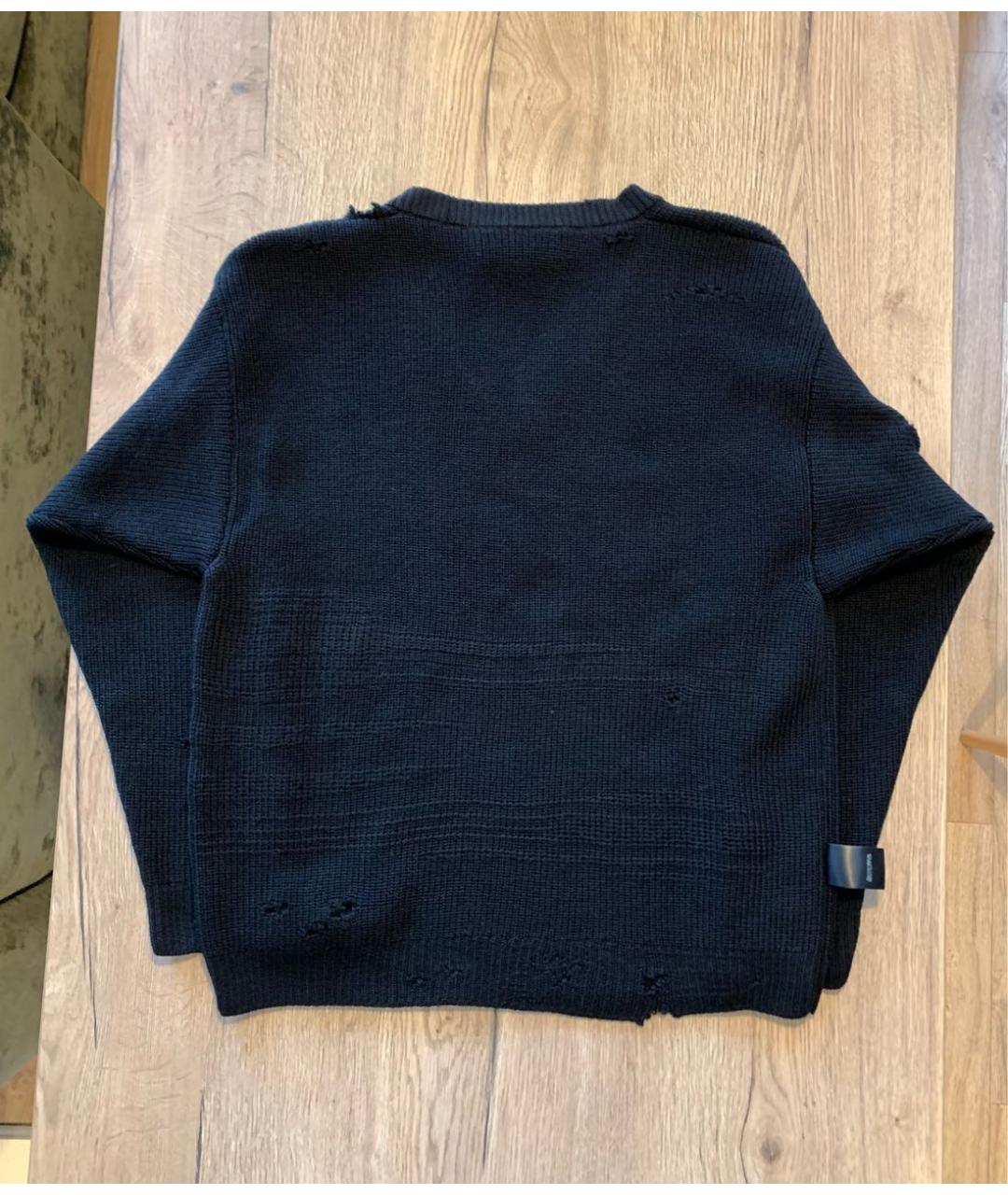 VETEMENTS Черный шерстяной джемпер / свитер, фото 3