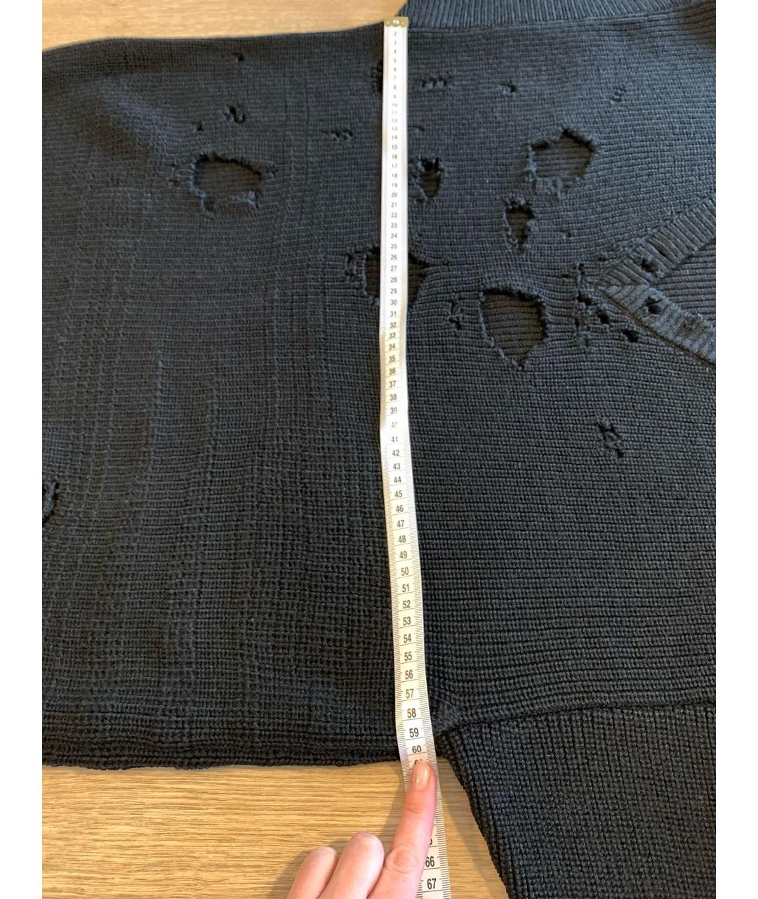 VETEMENTS Черный шерстяной джемпер / свитер, фото 5