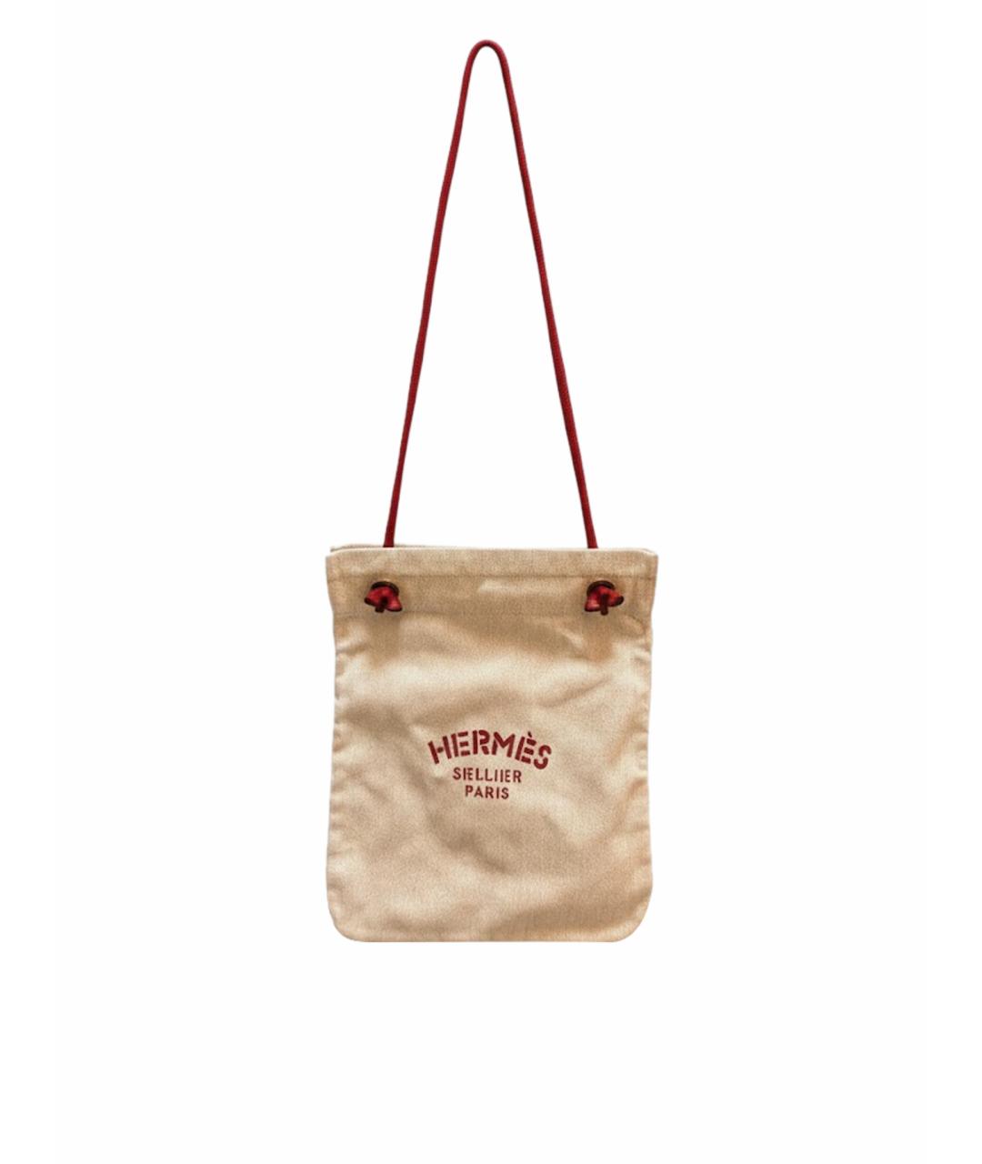 HERMES Бежевая пляжная сумка, фото 1