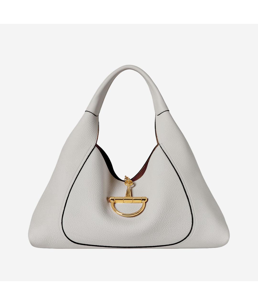 GUCCI Серая кожаная сумка тоут, фото 5