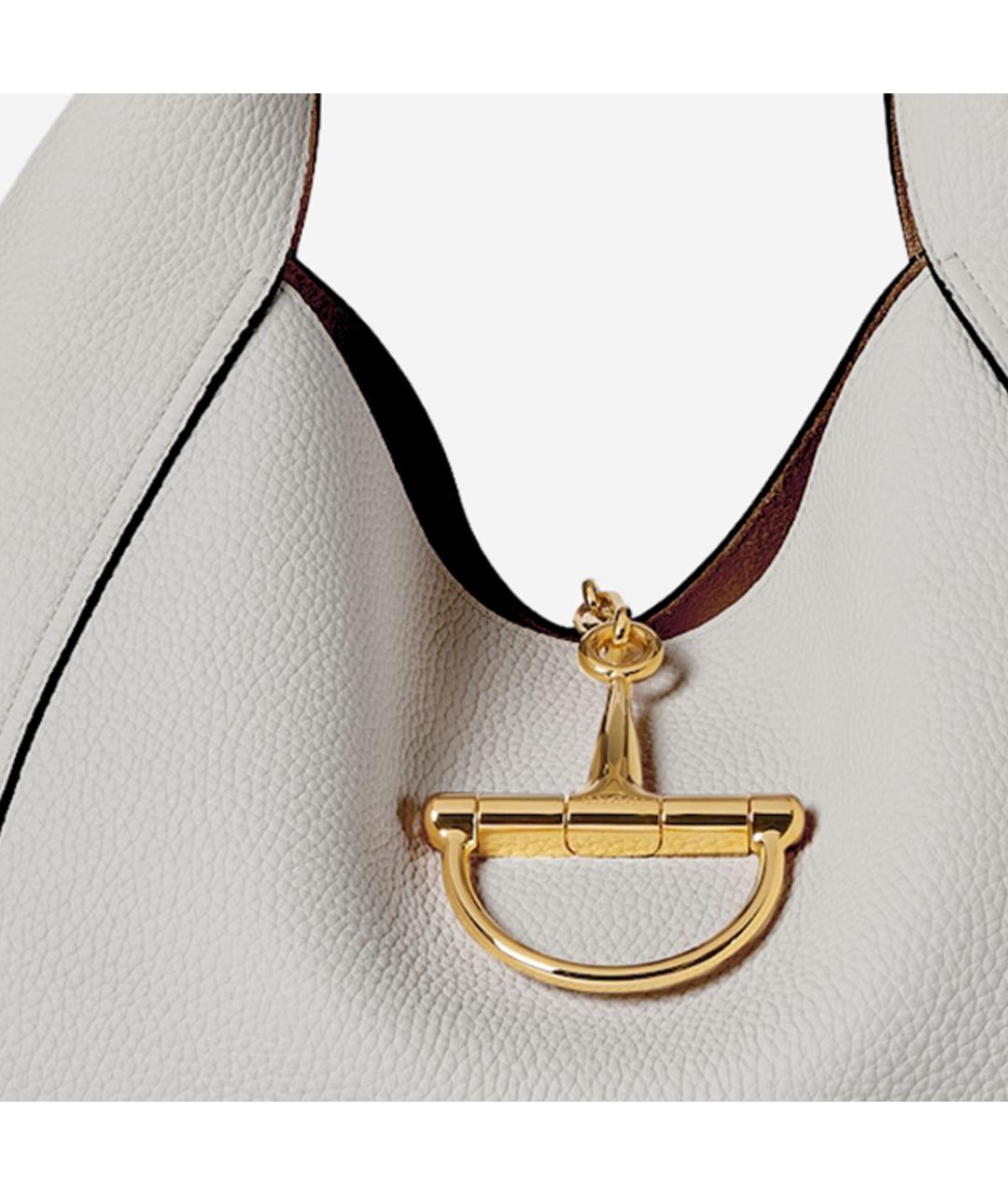 GUCCI Серая кожаная сумка тоут, фото 4