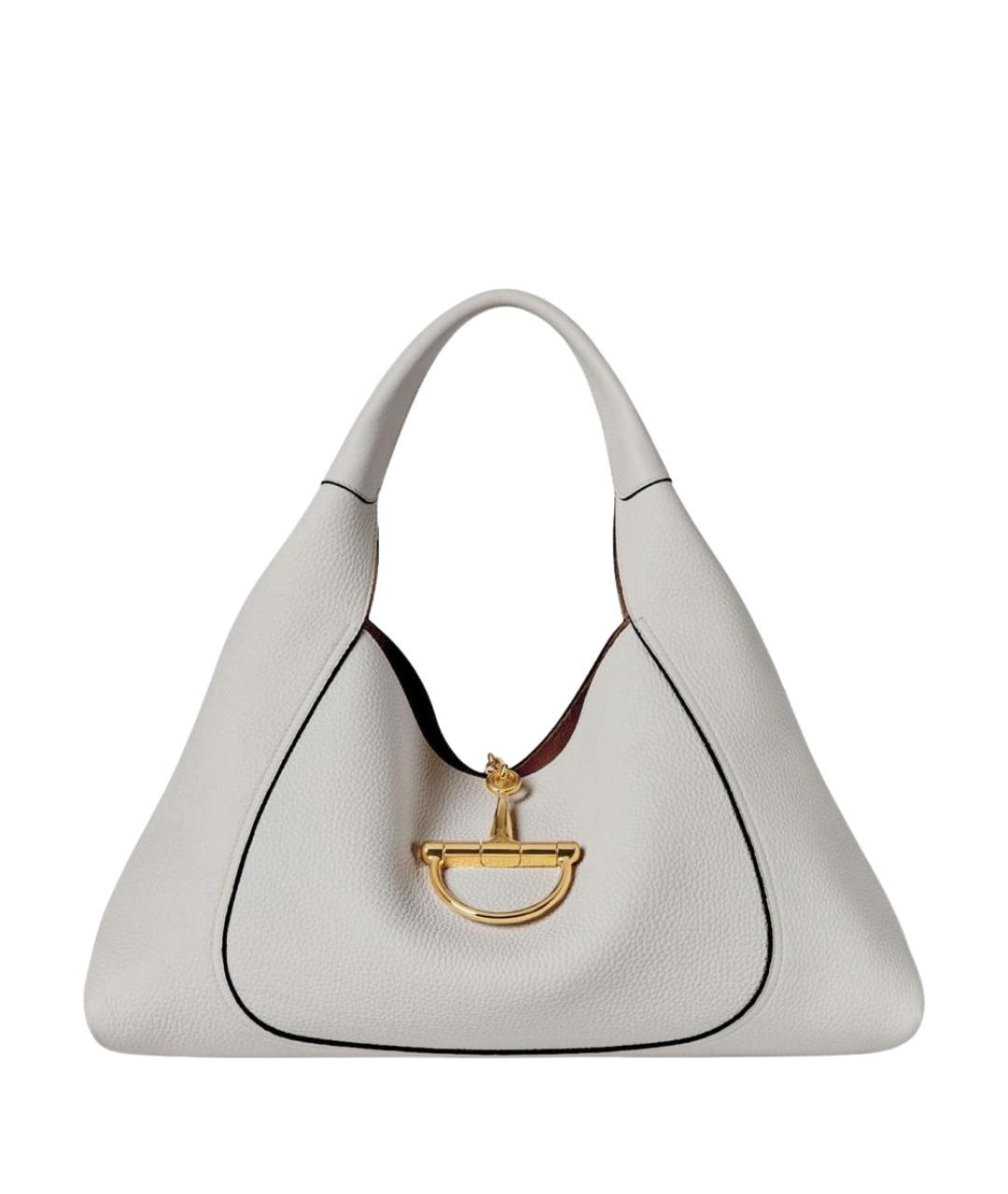 GUCCI Серая кожаная сумка тоут, фото 1