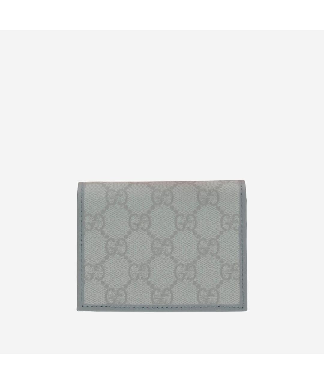 GUCCI Голубой кожаный кошелек, фото 3