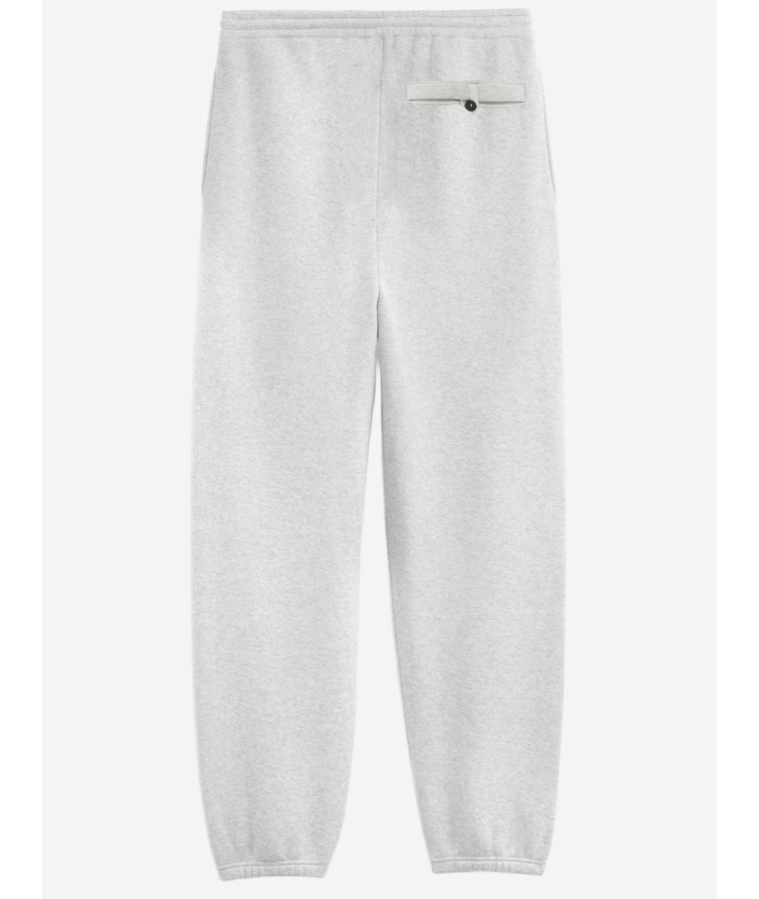 JACQUEMUS Серые хлопковые спортивные брюки и шорты, фото 2