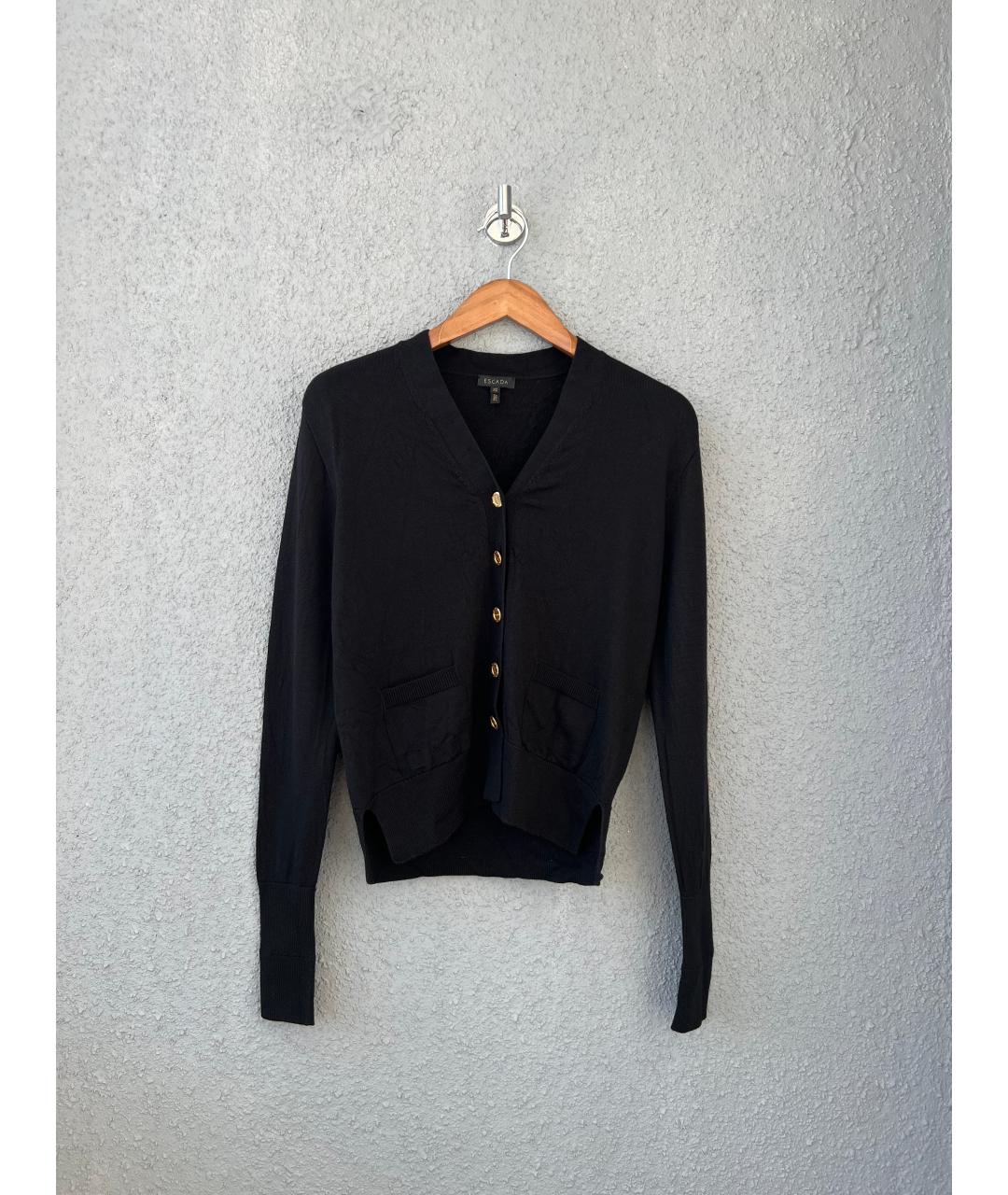 ESCADA Черный шерстяной кардиган, фото 5