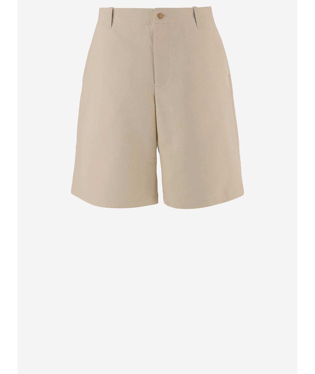 JACQUEMUS Бежевые хлопковые шорты, фото 2