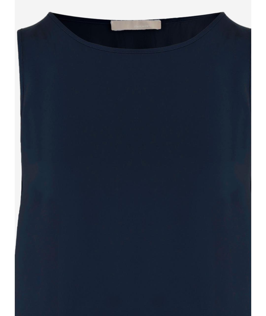 ALLUDE Синяя шелковая майка, фото 2