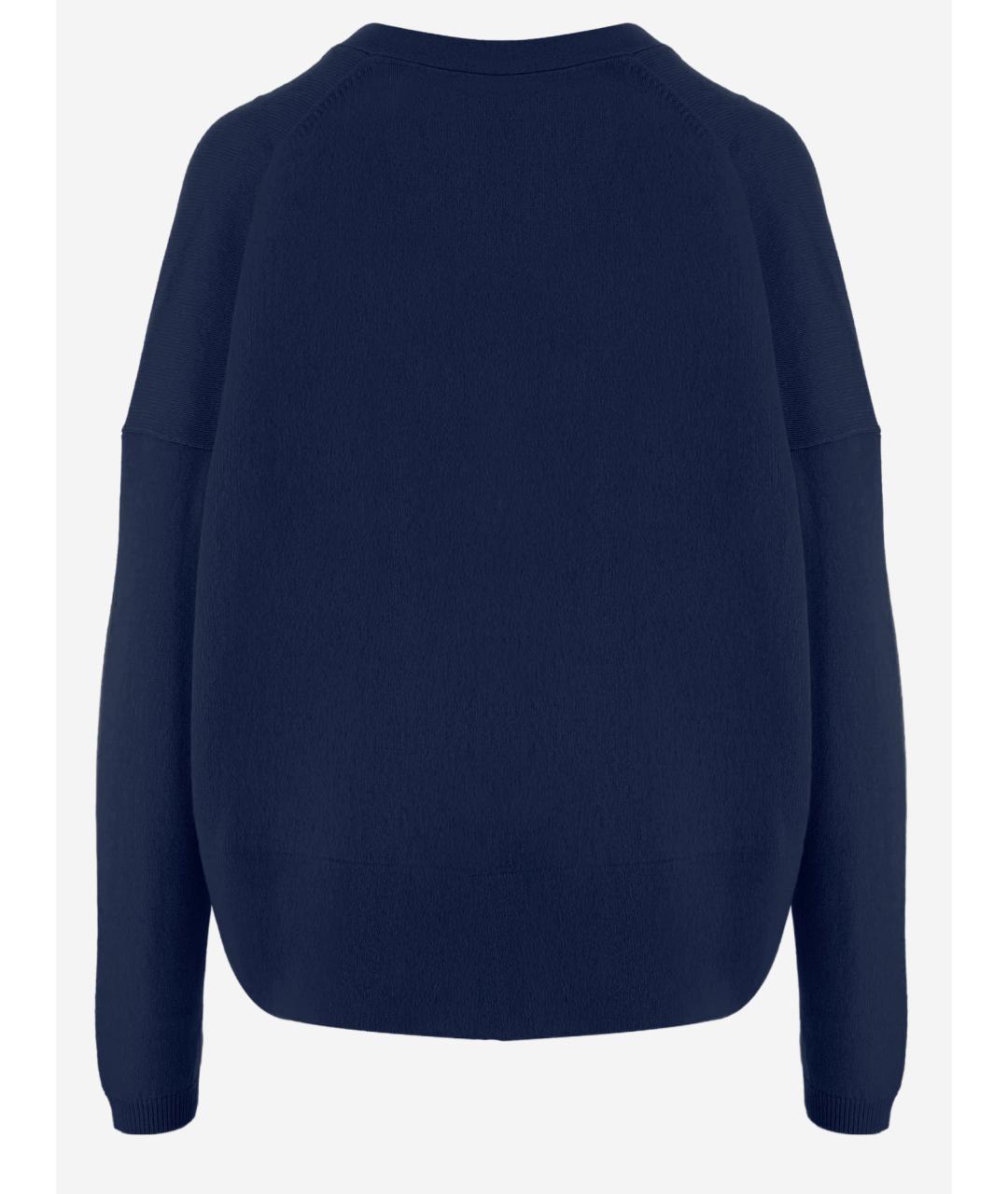 ALLUDE Синий шерстяной кардиган, фото 2