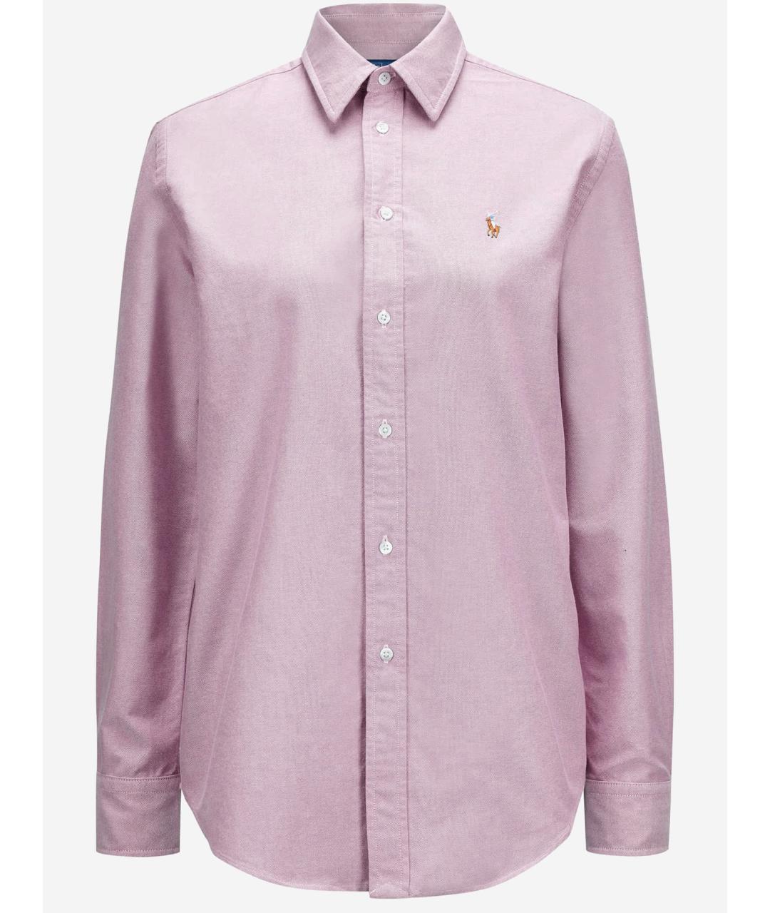 POLO RALPH LAUREN Розовая хлопковая рубашка, фото 4