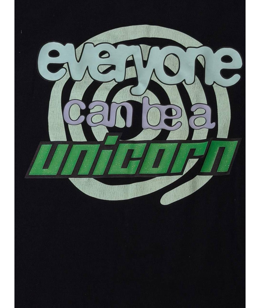 VETEMENTS Черная хлопковая футболка, фото 4