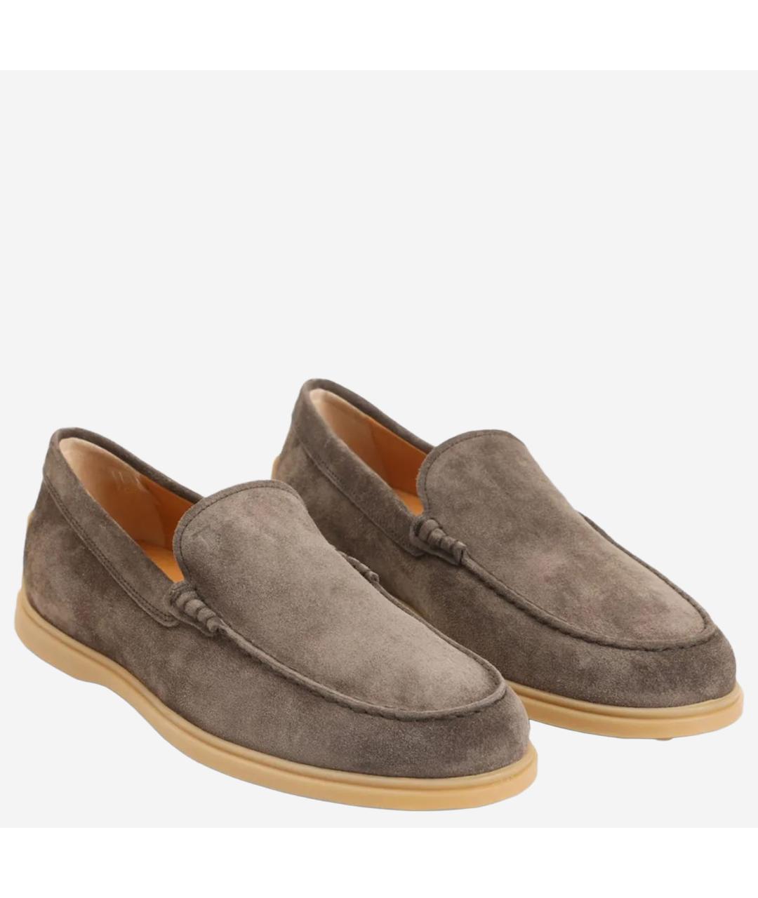 TOD'S Коричневые кожаные лоферы, фото 2