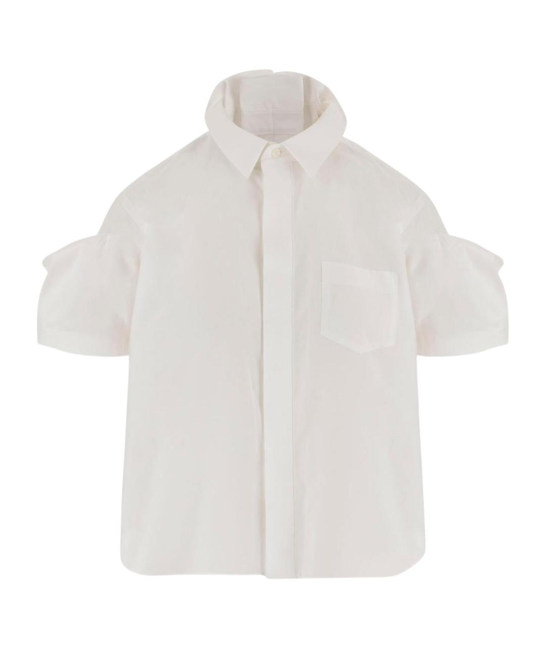 SACAI Белая полиэстеровая рубашка, фото 1