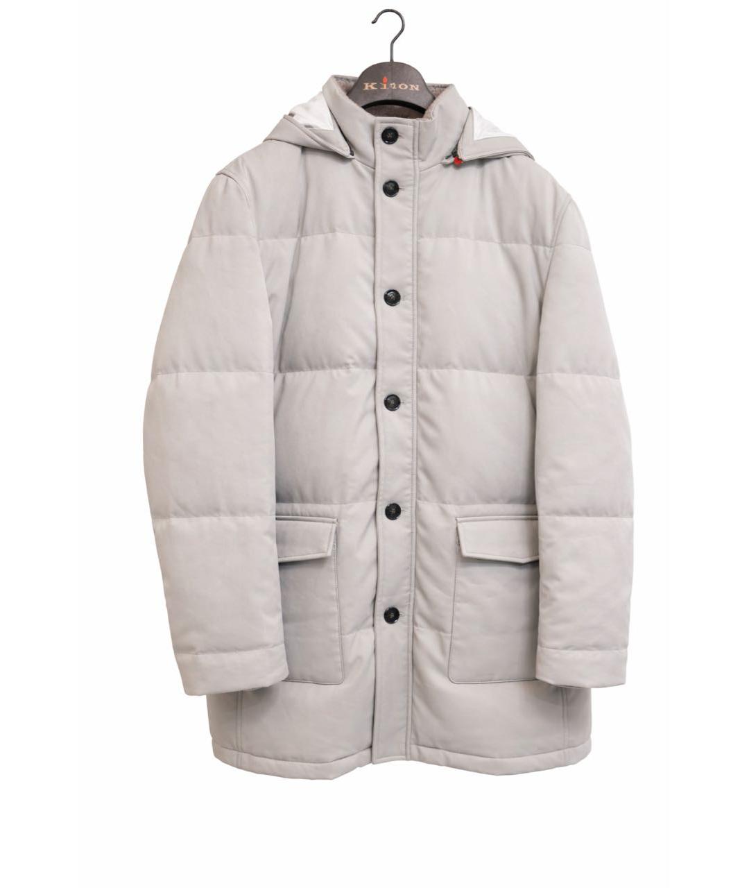 KITON Бежевый пуховик, фото 7