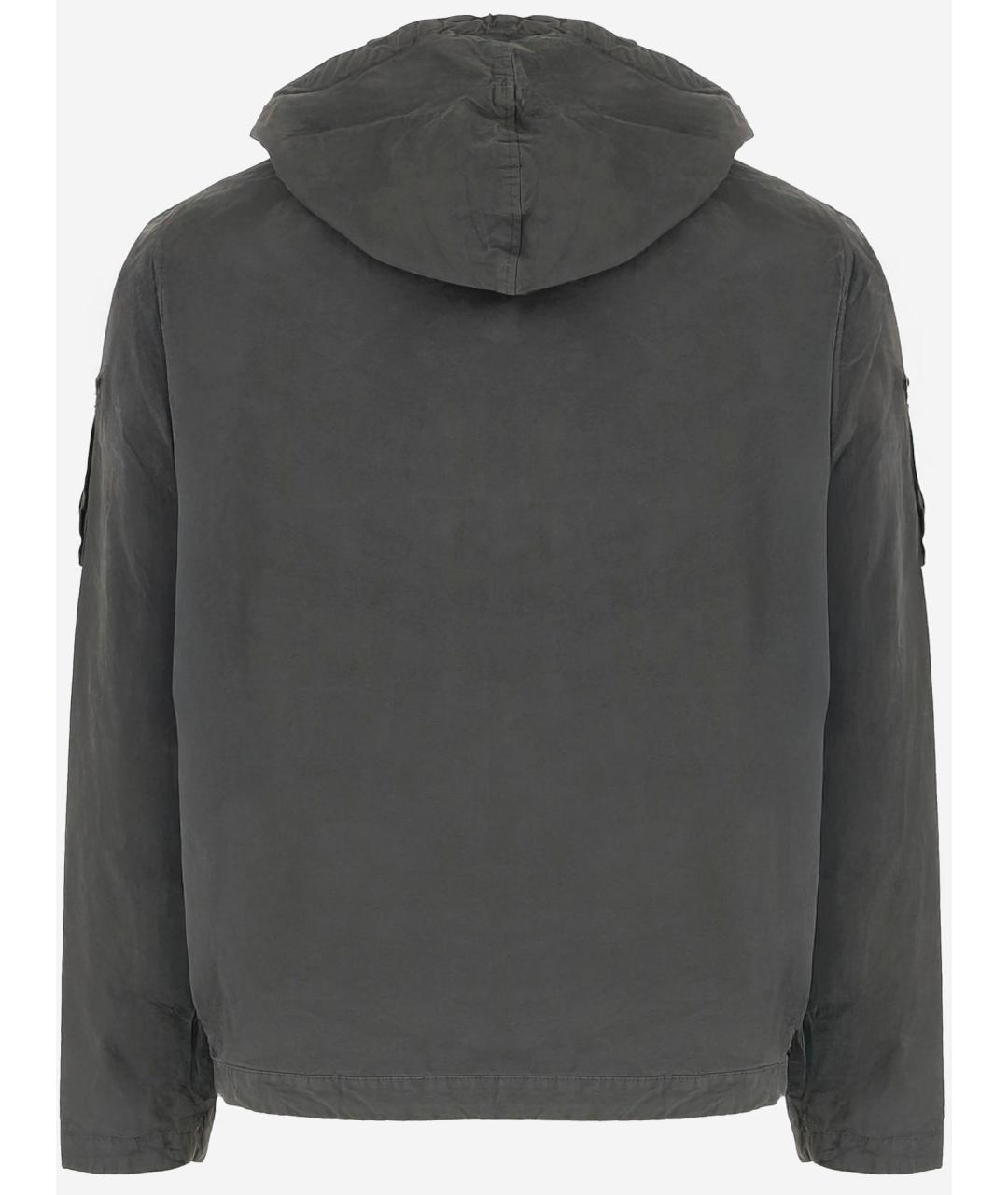 CP COMPANY Серая хлопковая куртка, фото 2