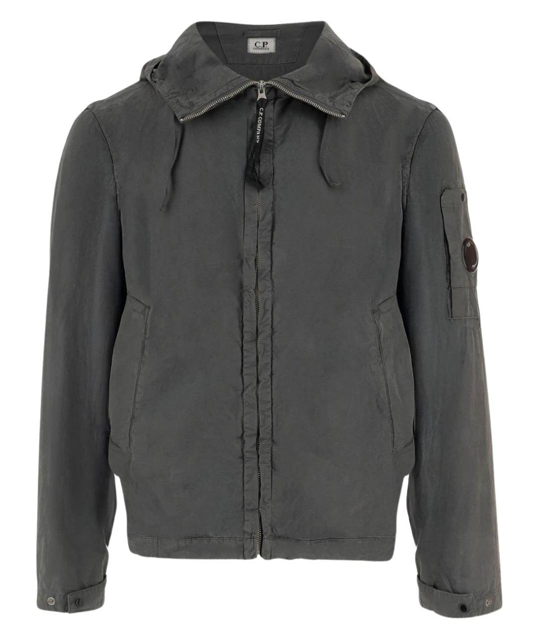 CP COMPANY Серая хлопковая куртка, фото 1