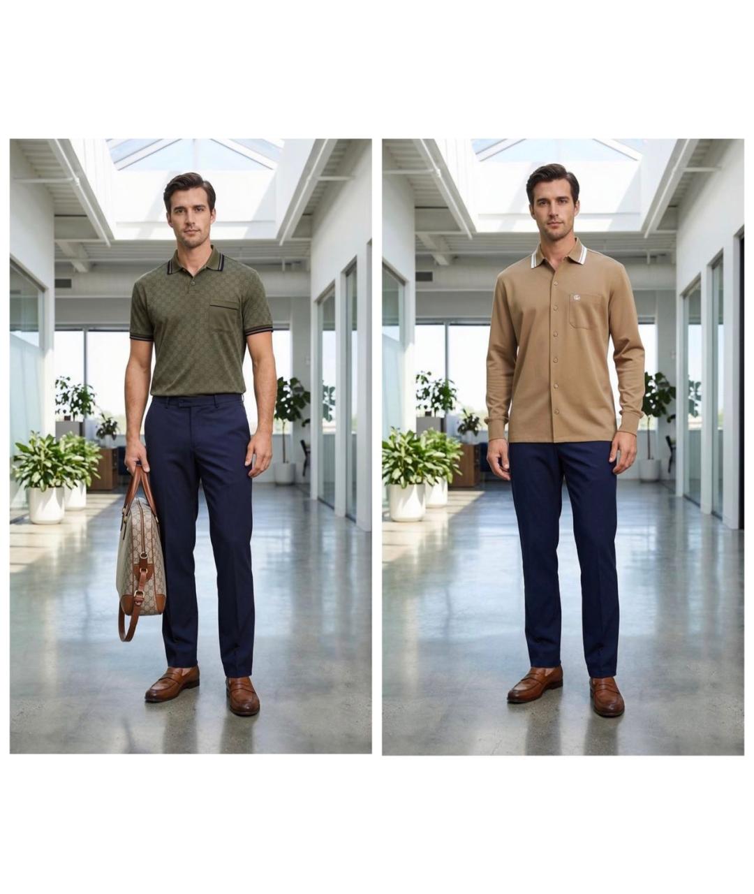 GUCCI Темно-синие хлопковые повседневные брюки, фото 4