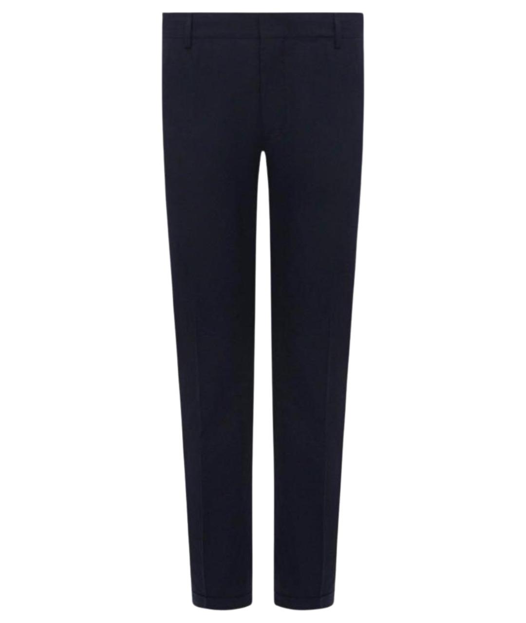 GUCCI Темно-синие хлопковые повседневные брюки, фото 1