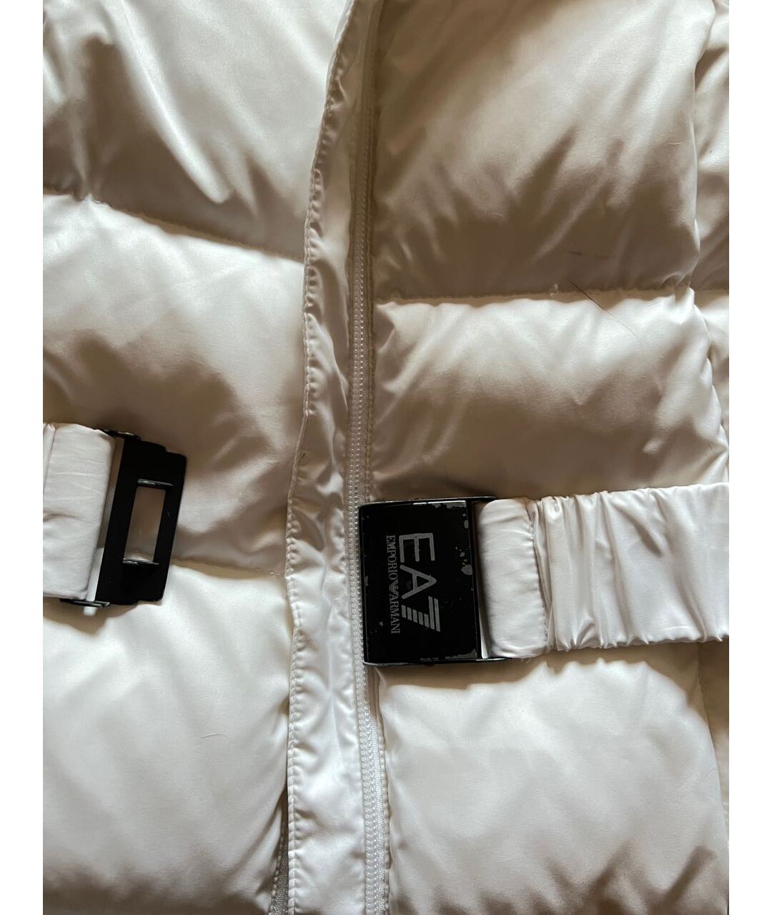 EMPORIO ARMANI Белый пуховик, фото 2