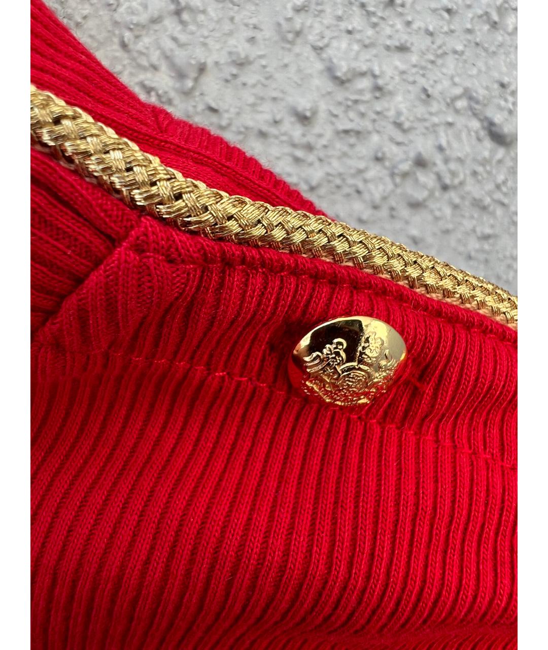 RALPH LAUREN Красный хлопковый джемпер / свитер, фото 4