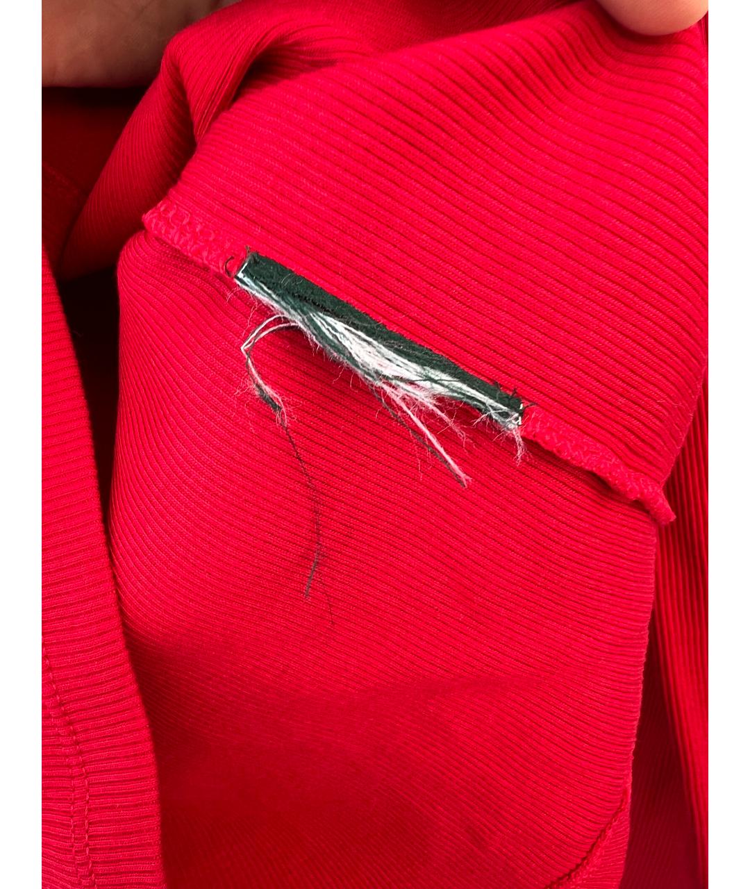 RALPH LAUREN Красный хлопковый джемпер / свитер, фото 6