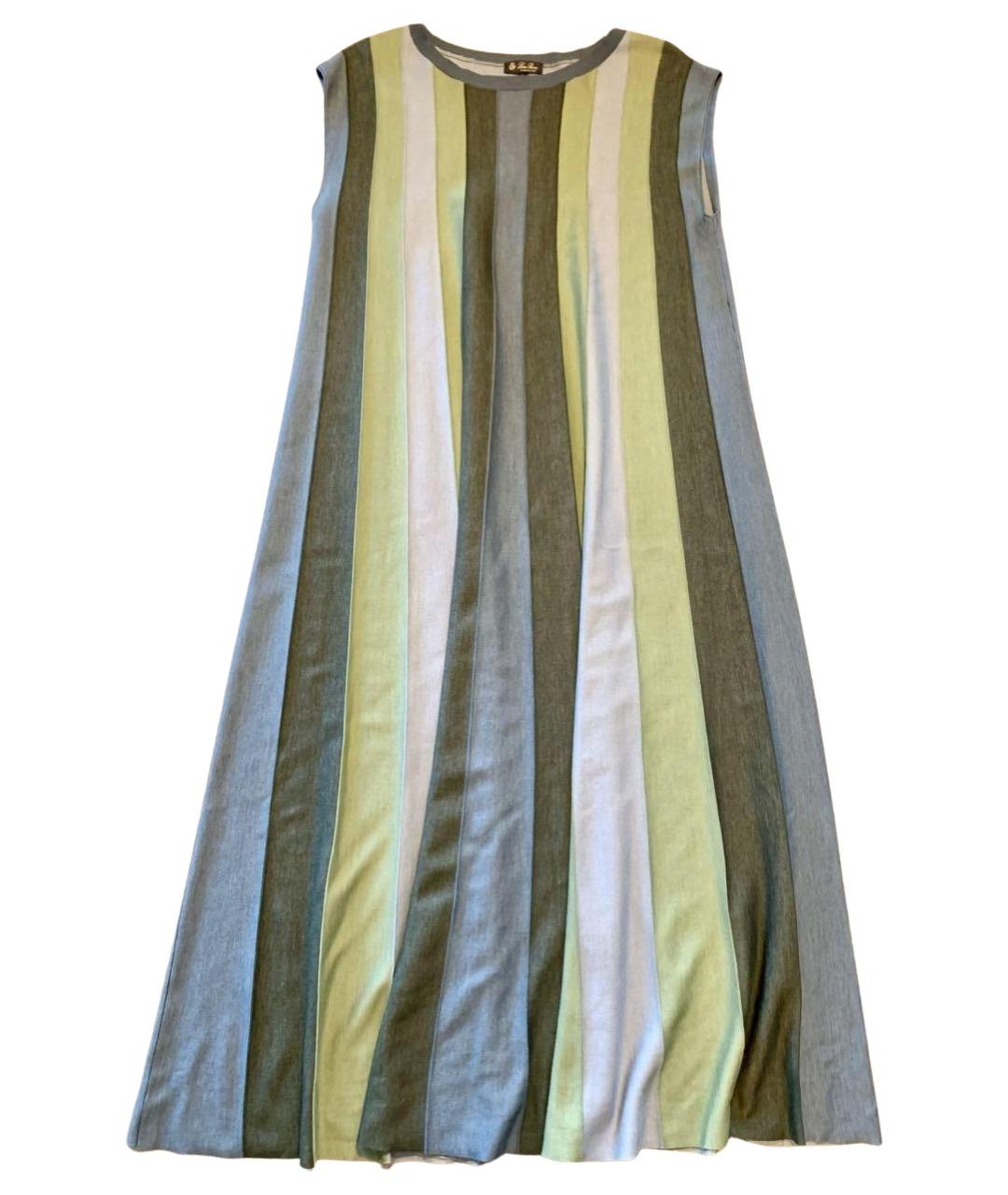 LORO PIANA Мульти кашемировое повседневное платье, фото 1