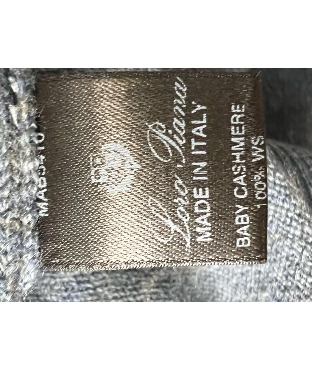 LORO PIANA Серая кашемировая жилетка, фото 4