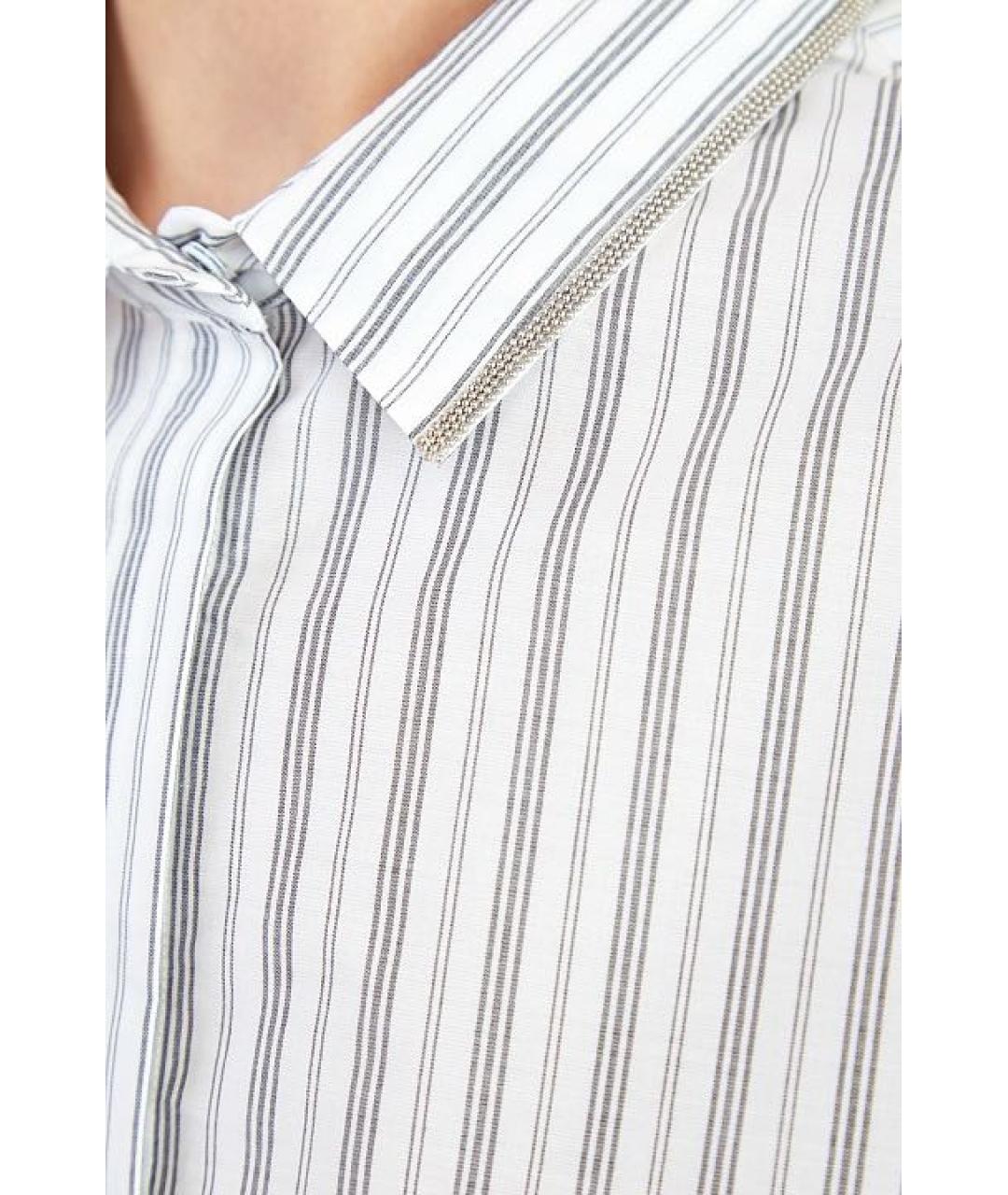 FABIANA FILIPPI Белая хлопковая рубашка, фото 6