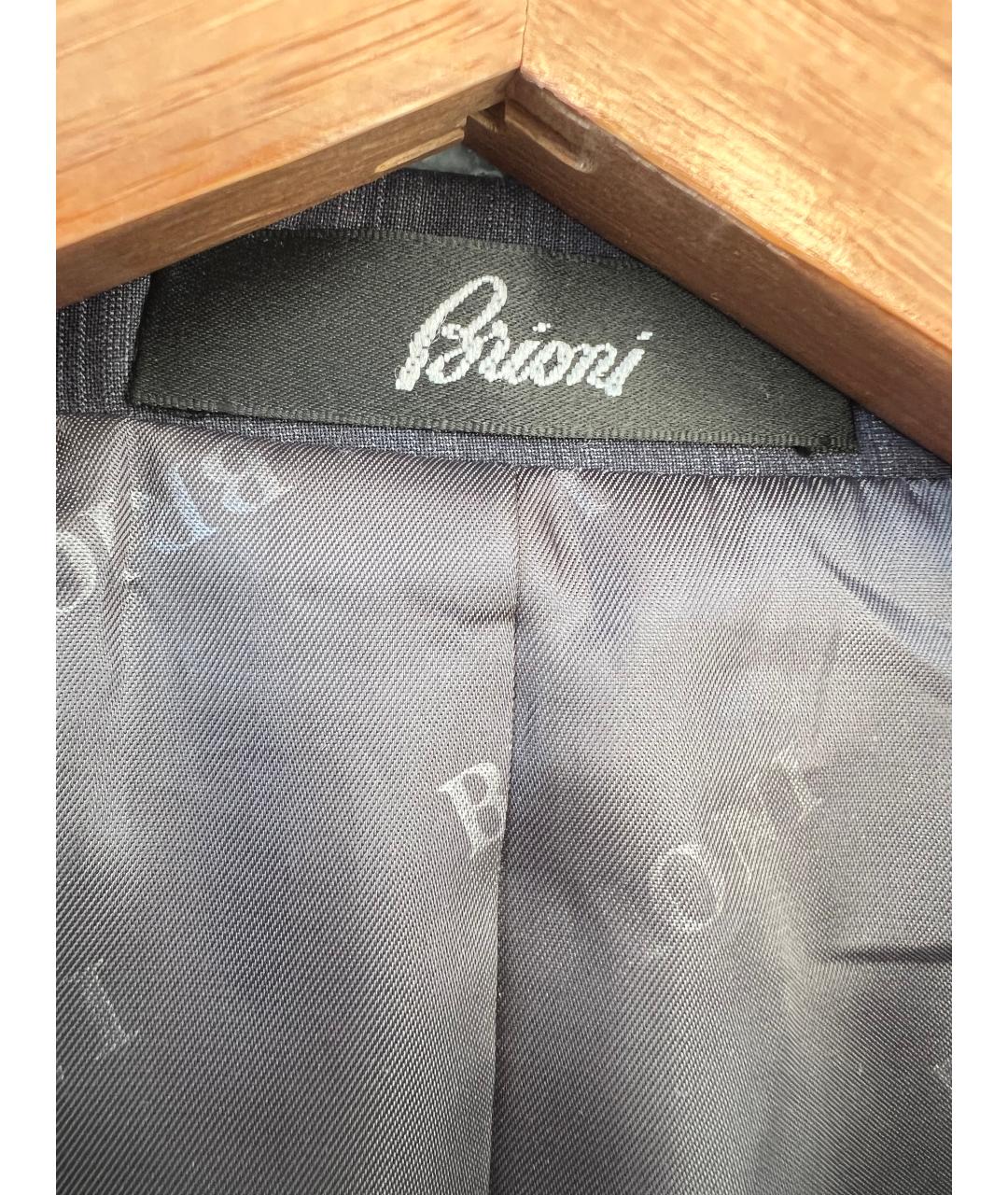 BRIONI Темно-синий классический костюм, фото 9