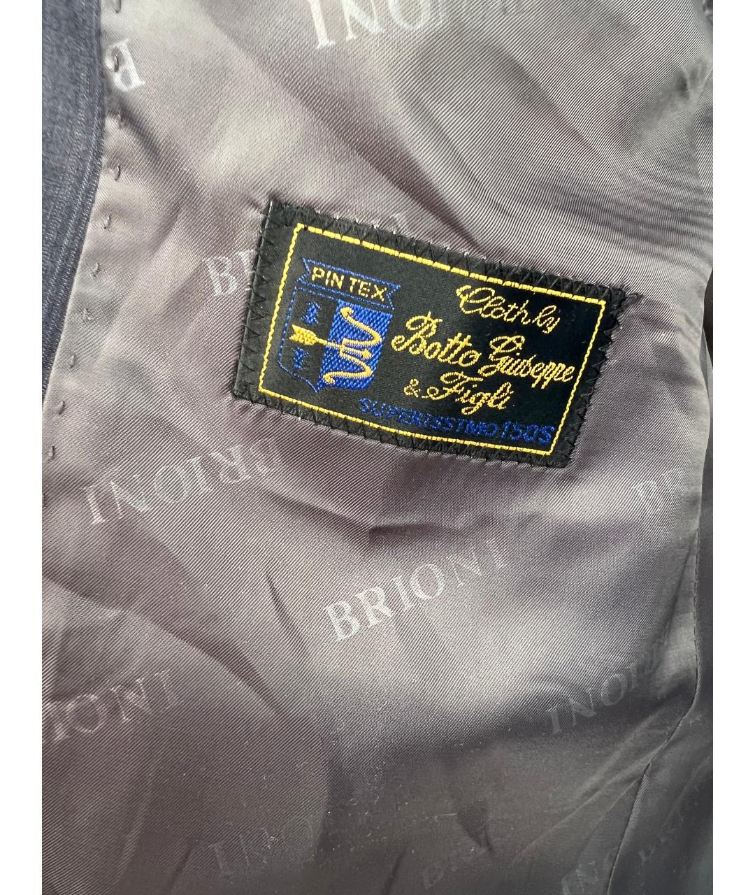 BRIONI Темно-синий классический костюм, фото 7