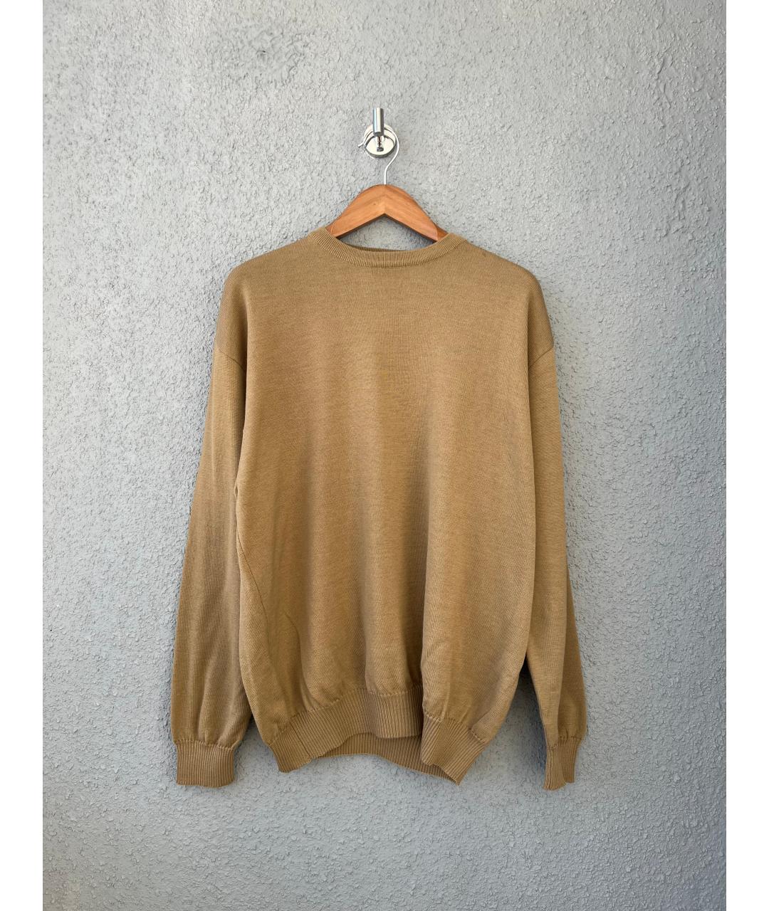 BURBERRY Коричневый шерстяной джемпер / свитер, фото 5