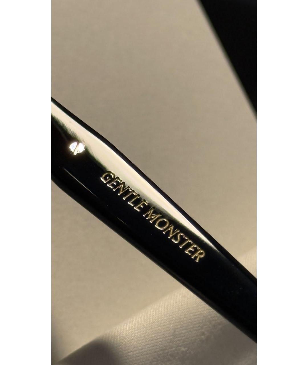 GENTLE MONSTER Черные пластиковые солнцезащитные очки, фото 3