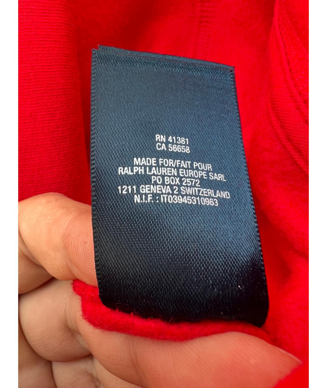 RALPH LAUREN Красное повседневное платье, фото 5