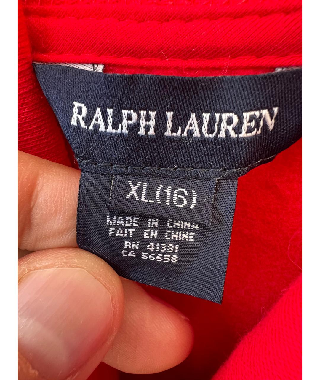 RALPH LAUREN Красное повседневное платье, фото 4