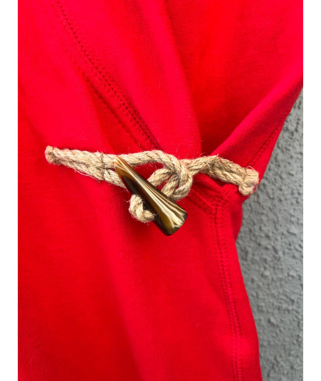 RALPH LAUREN Красное повседневное платье, фото 2