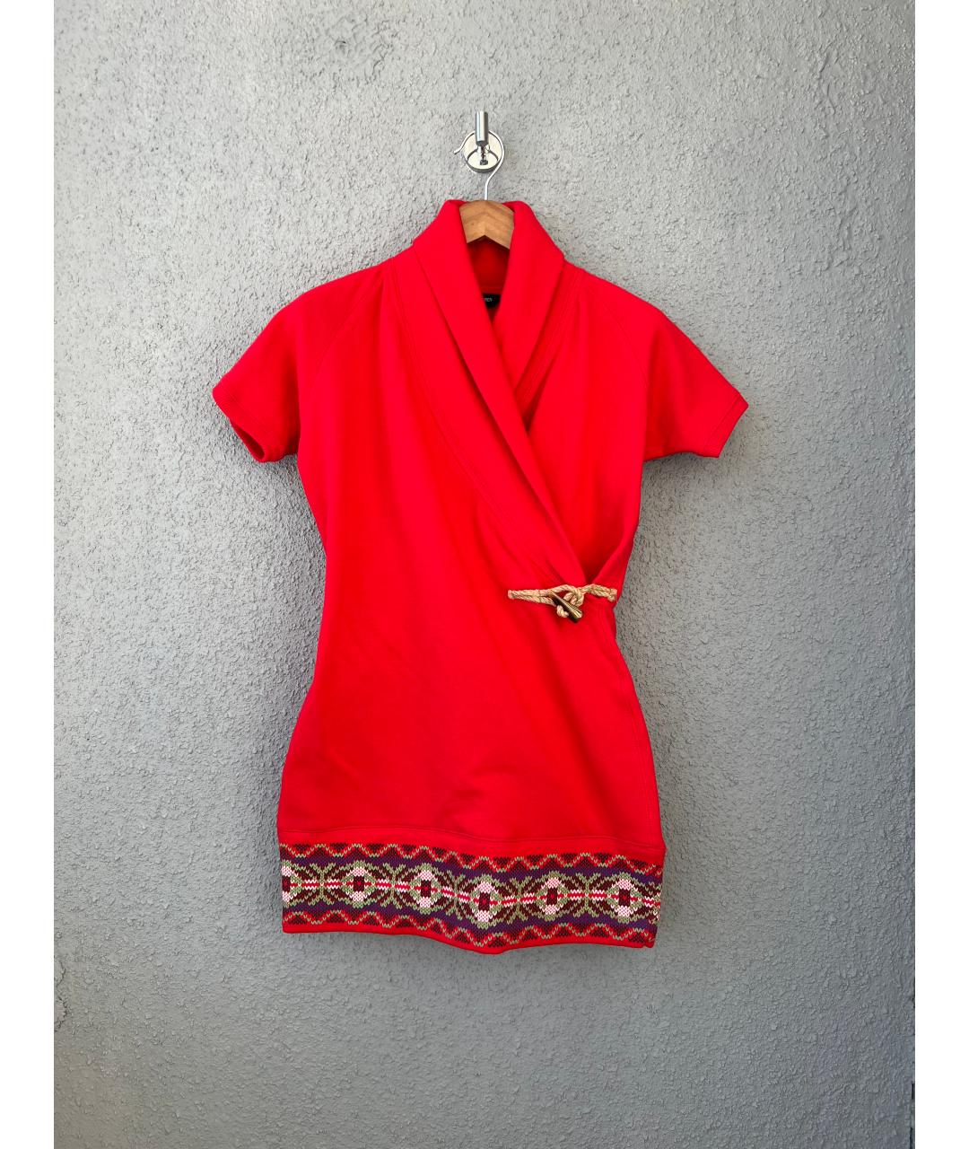 RALPH LAUREN Красное повседневное платье, фото 6