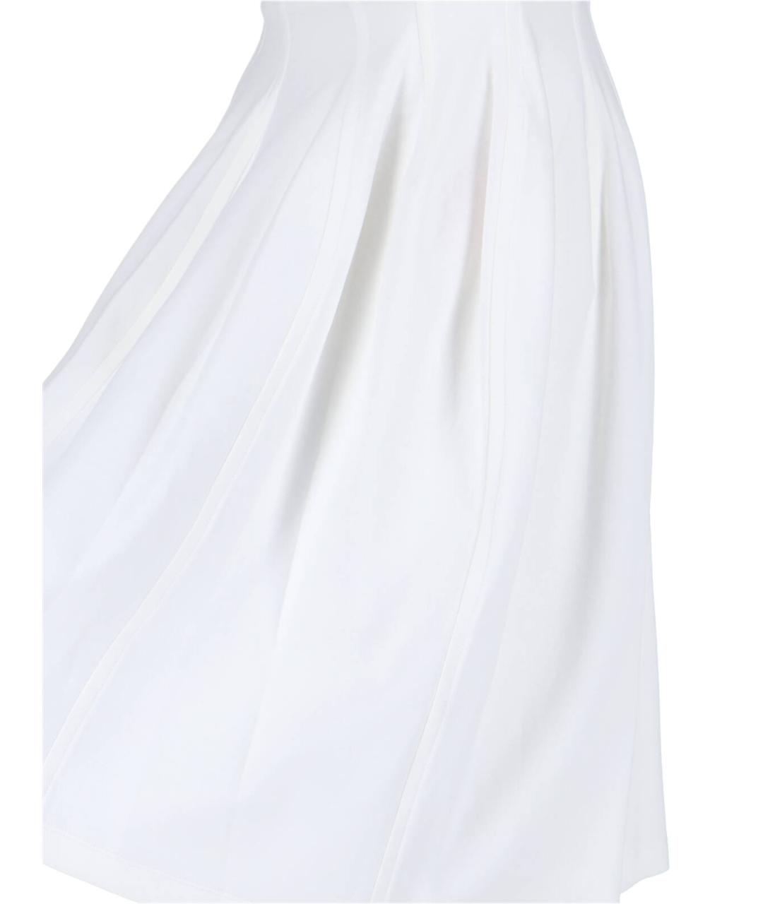 MARNI Белая хлопковая юбка миди, фото 4