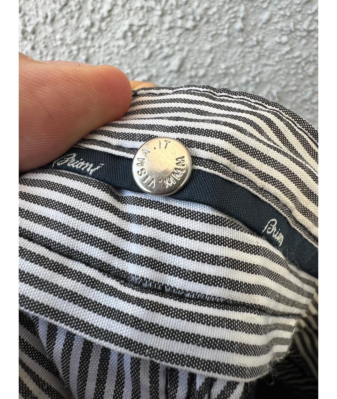 BRIONI Синие шерстяные классические брюки, фото 5