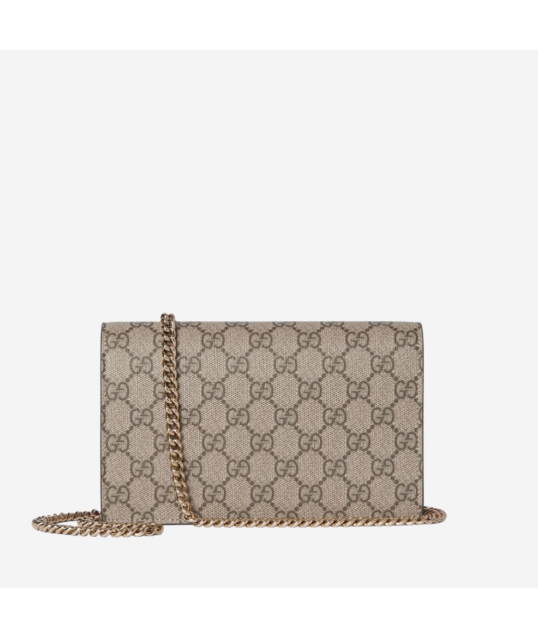 GUCCI Розовый кожаный кошелек, фото 3