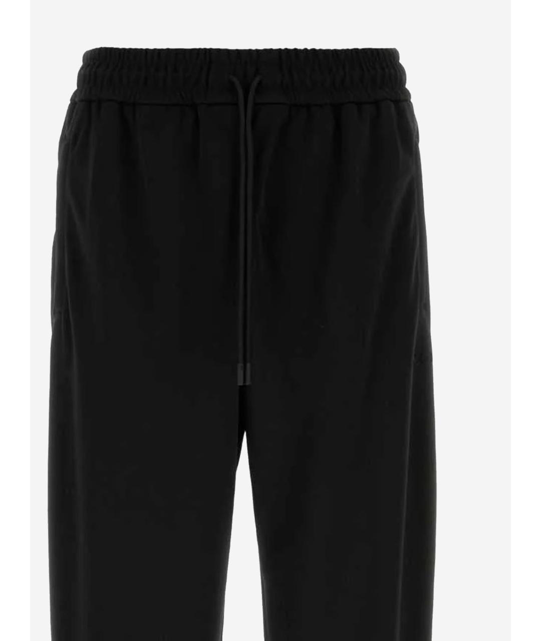 GUCCI Черные полиэстеровые повседневные брюки, фото 3